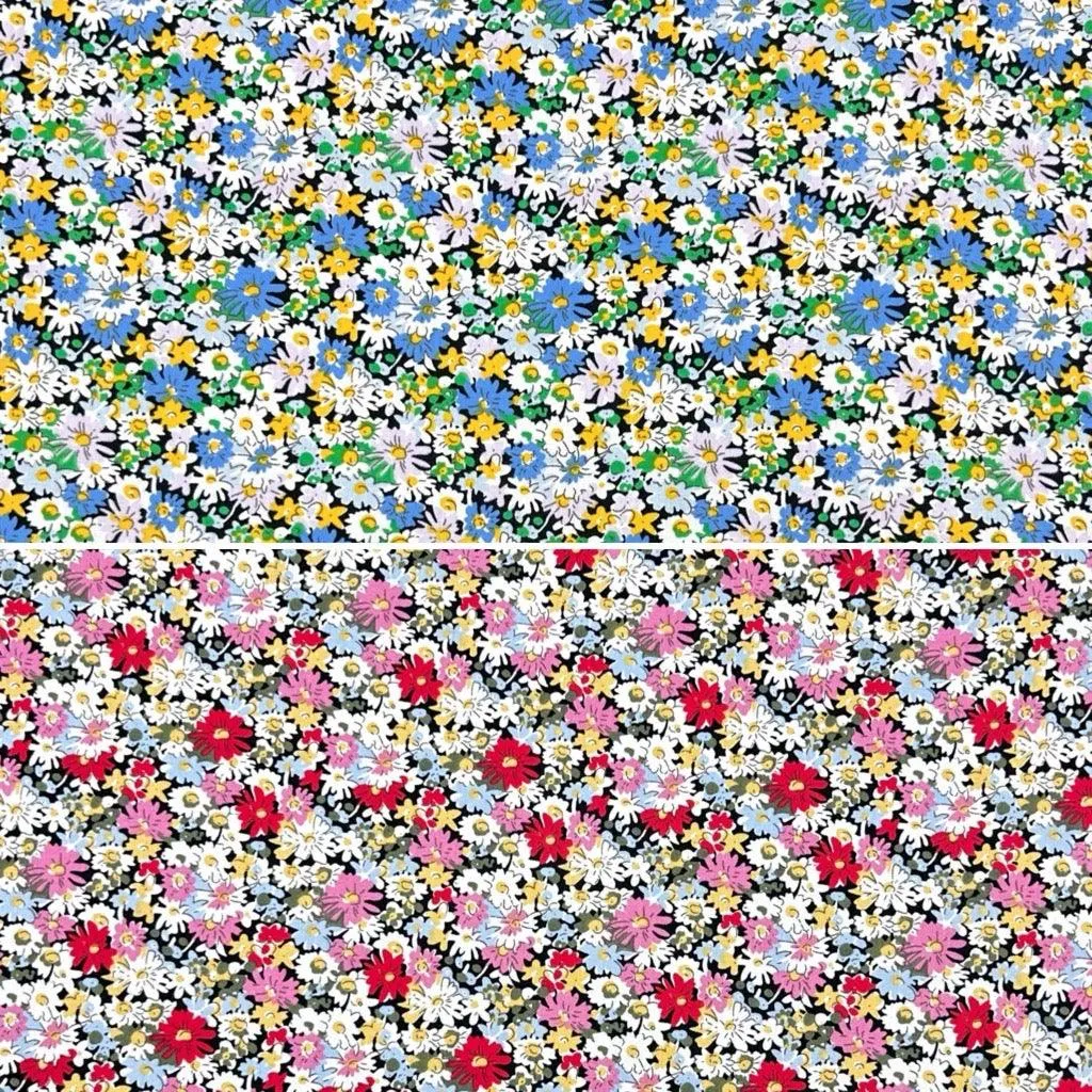 Busy Meadow Cotton Poplin Fabric