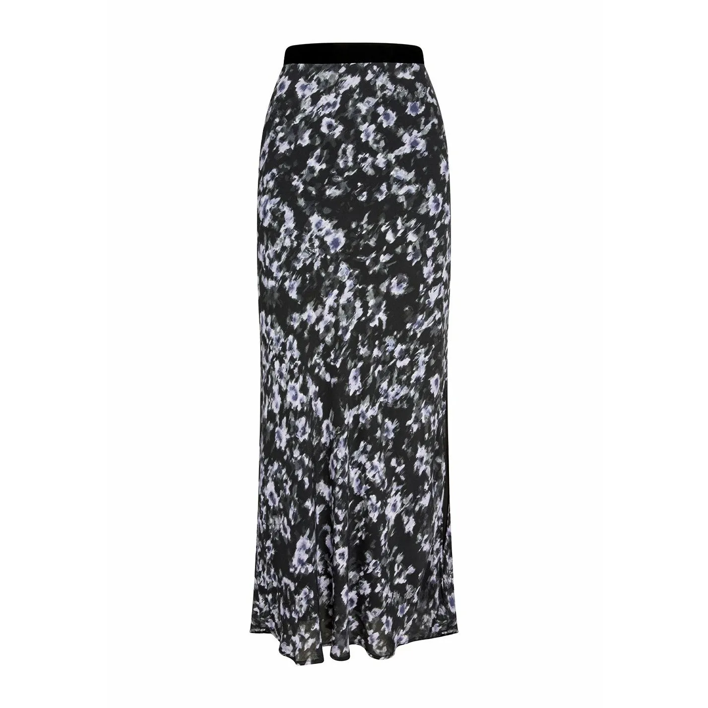 Contrast Waistband Skirt