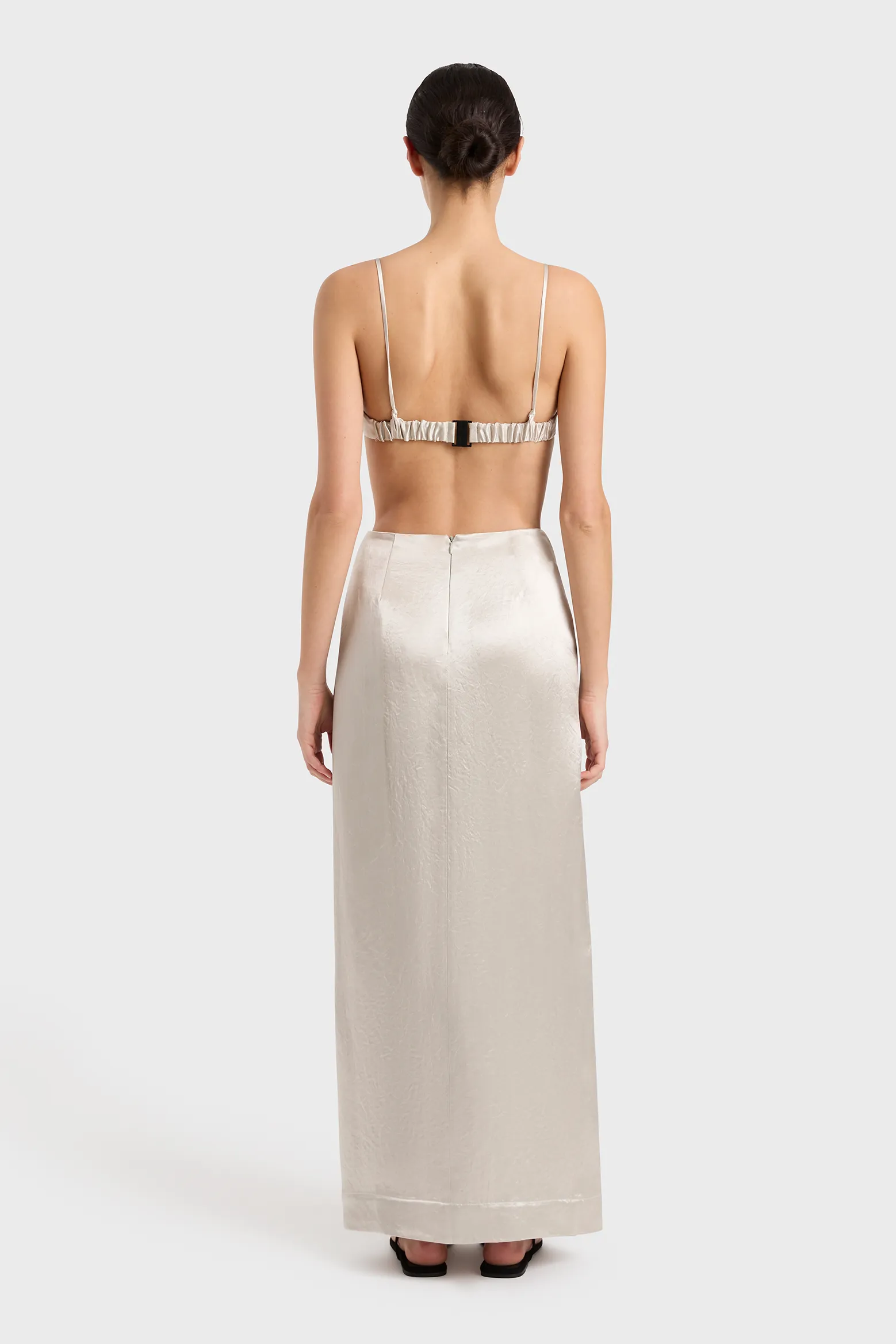 KOBE WRAP OVER MAXI SKIRT