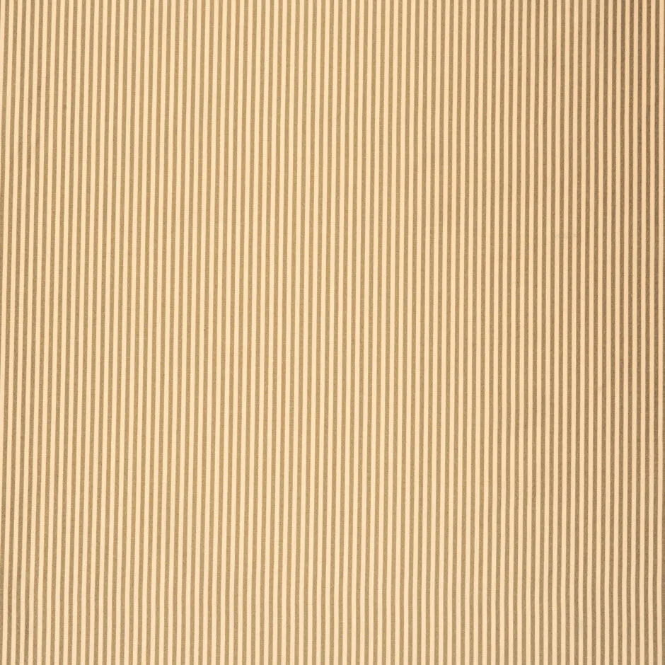 Peach & Brown Fine Striped Pure Silk Taffeta