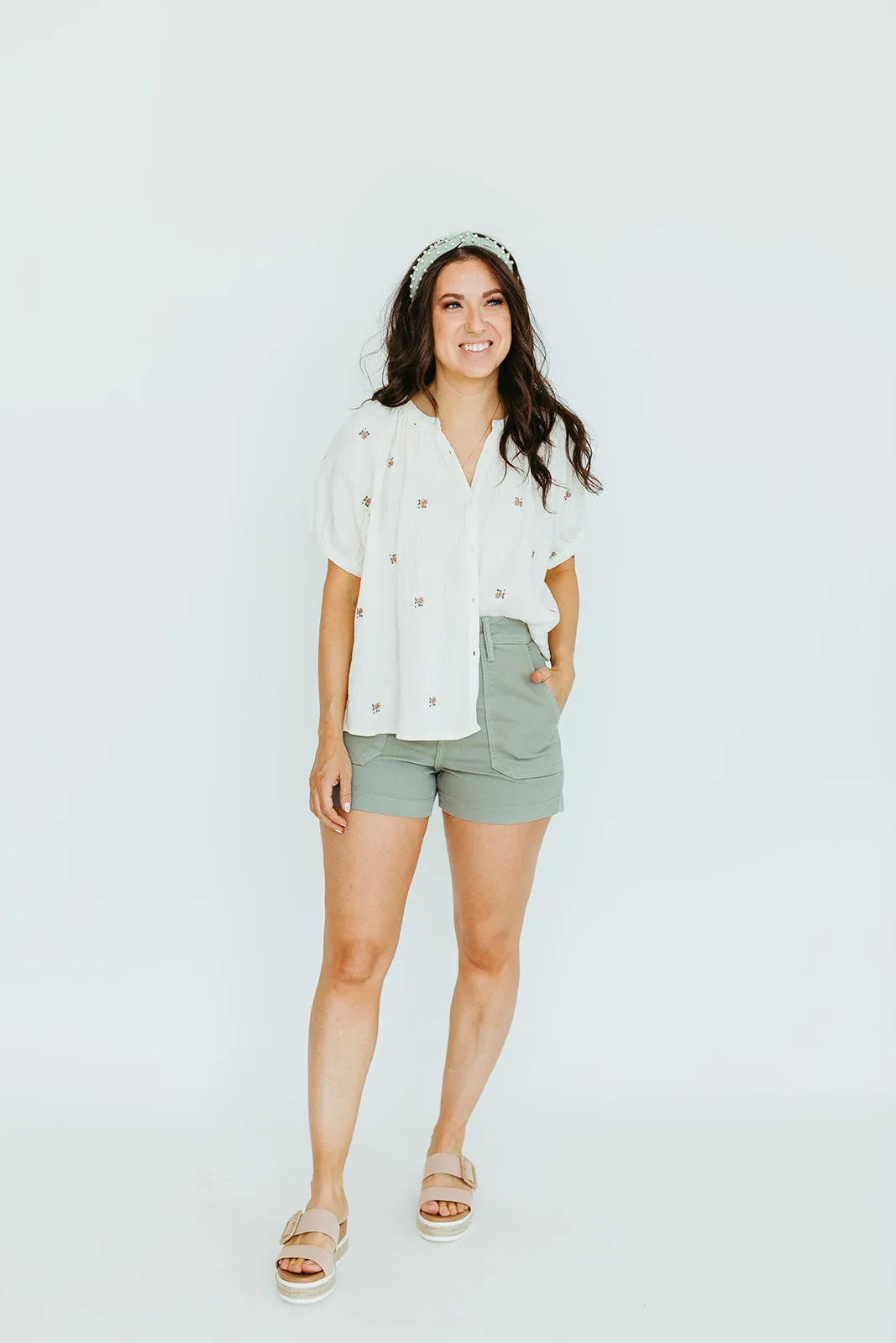 Shae Embroidered Top