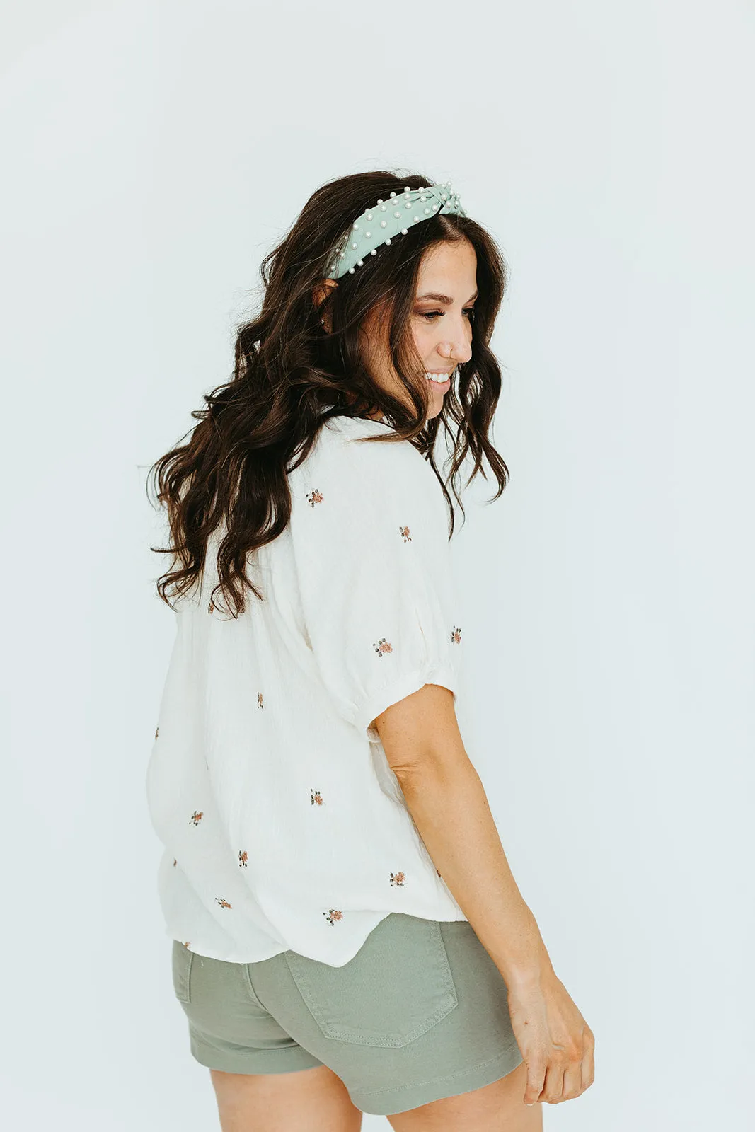 Shae Embroidered Top