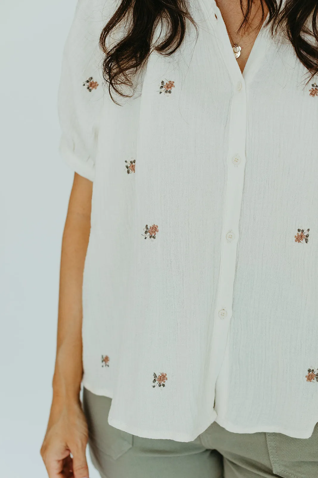 Shae Embroidered Top