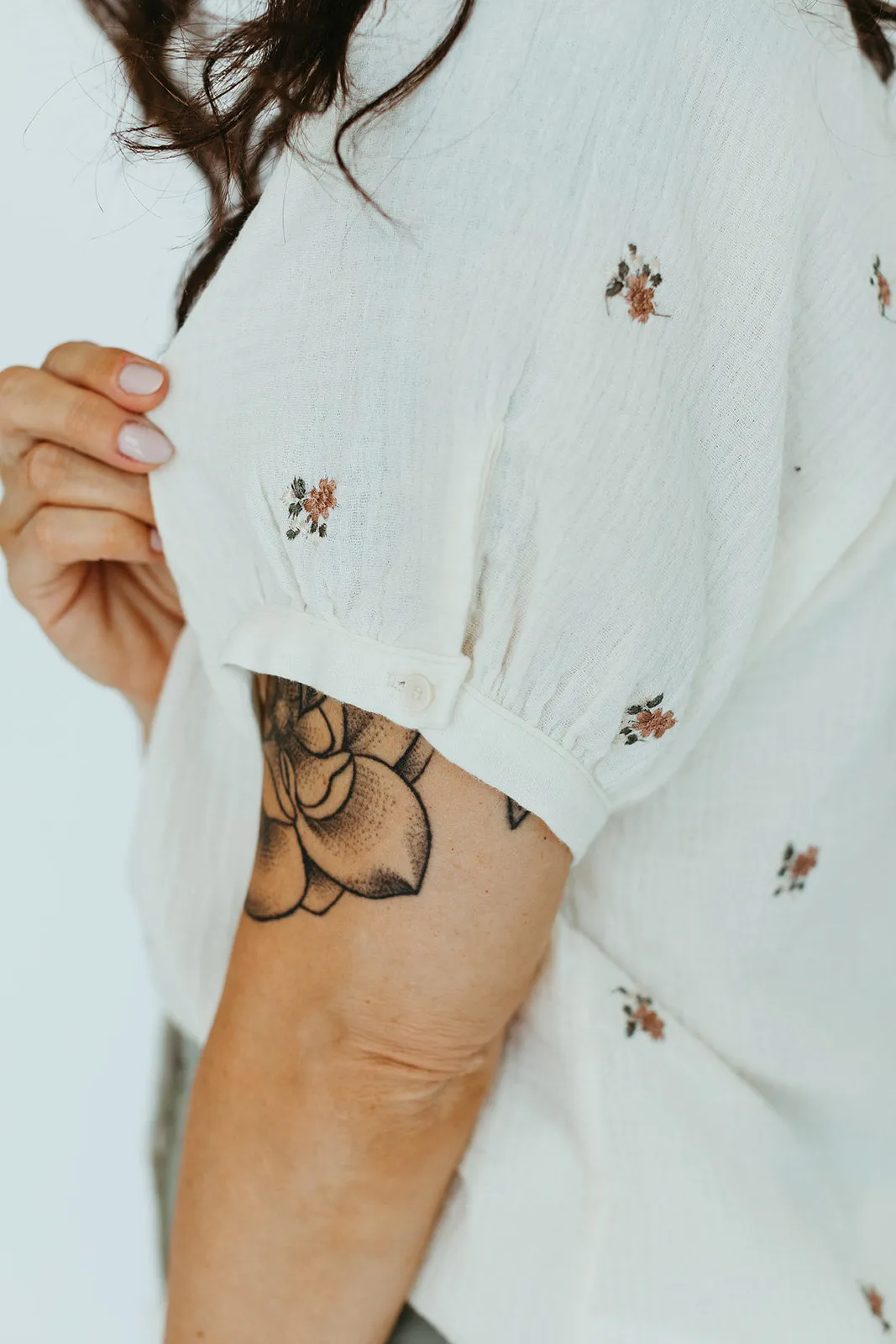 Shae Embroidered Top